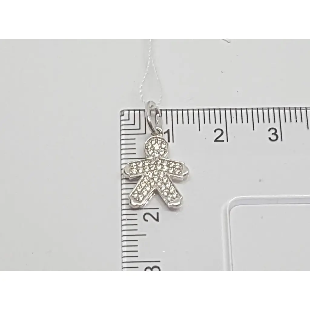 Срібна підвіска Харківська ювелірна фабрика Мальчикс фіанітами. 500209-КР - фото 4
