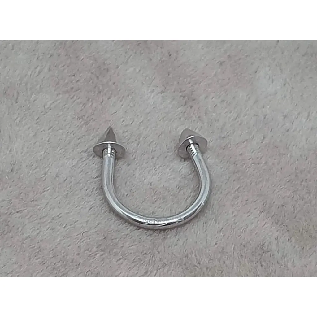 Серебряная серьга циркуляр для пирсинга Umax (септум/смайл/хеликс). 7042U - фото 2