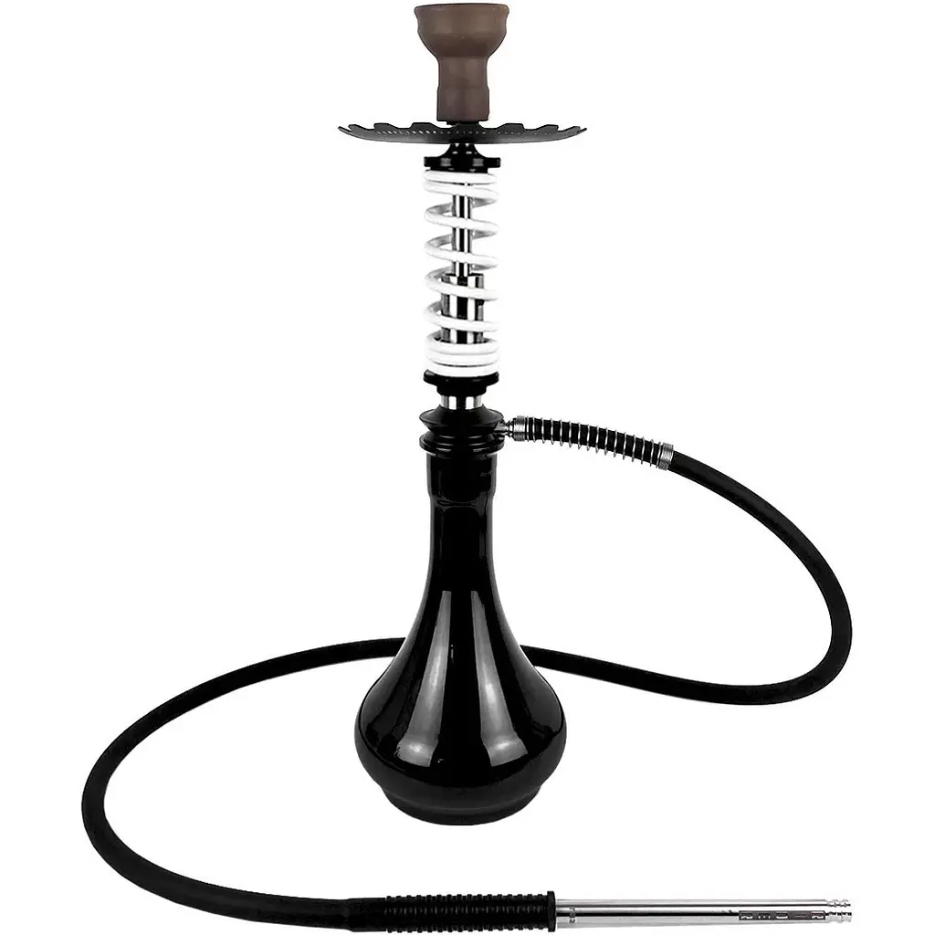 Кальян Trumpet Hookah Rider S White (колба Drop Black) - фото 2