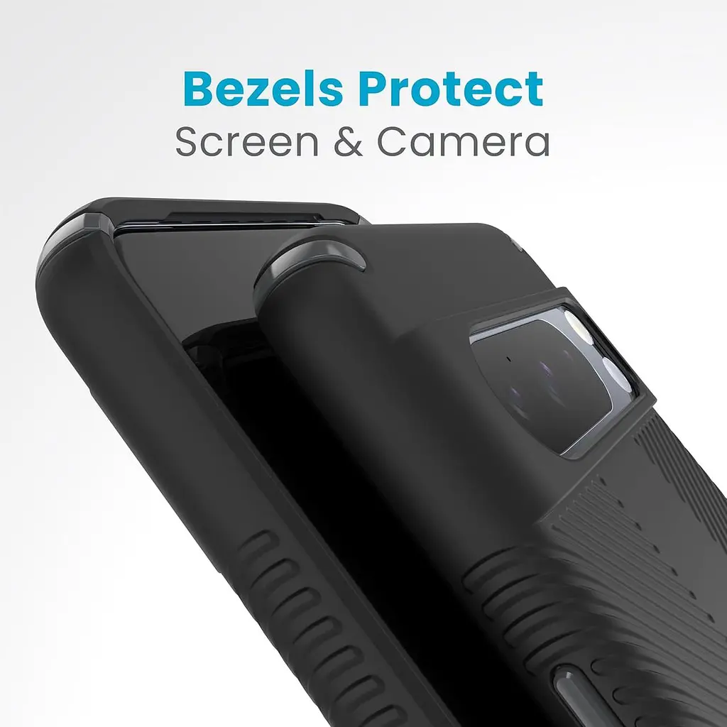 Оригінальний протиударний чохол для Google Pixel 8 PRO Speck Presidio2 Grip Black 150583-3205 - фото 8