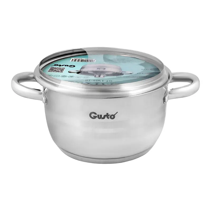 Кастрюля Gusto Nuovo Matte GT-1501-18, 18 см 2.6 л (old) (121297) - фото 4