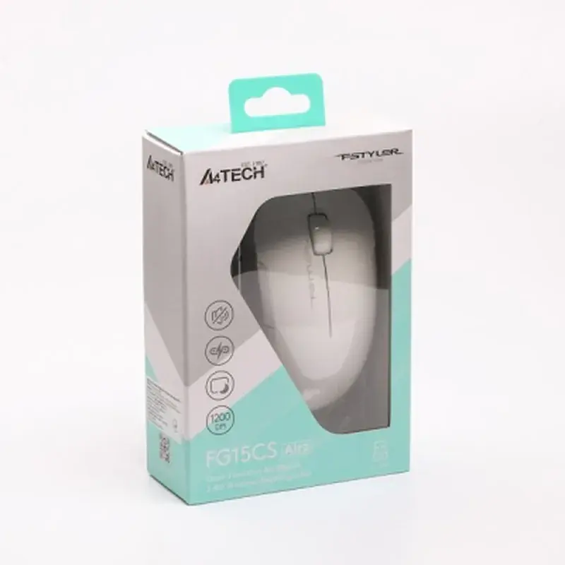 Мишка A4Tech FG15CS Air2 Wireless White (4711421001243) - фото 12