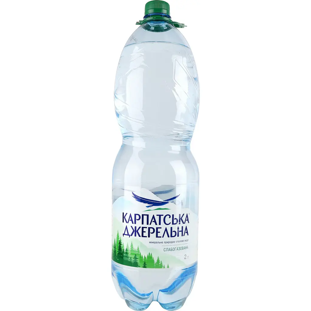 Упаковка минеральной воды Карпатська Джерельна слабогазированная 12 л (2 л х 6 шт.) - фото 2
