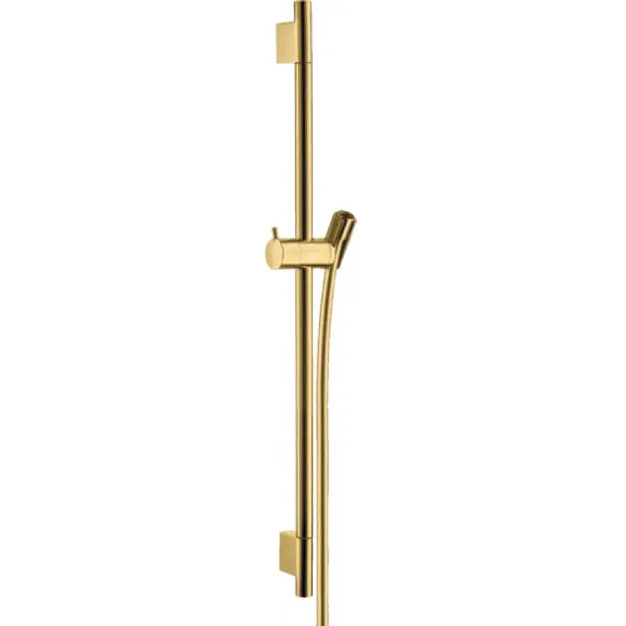 Душова штанга Hansgrohe Unica S Pura 65 см зі шлангом 160 см Polished Gold Optic 28632990 Золотий - фото 1