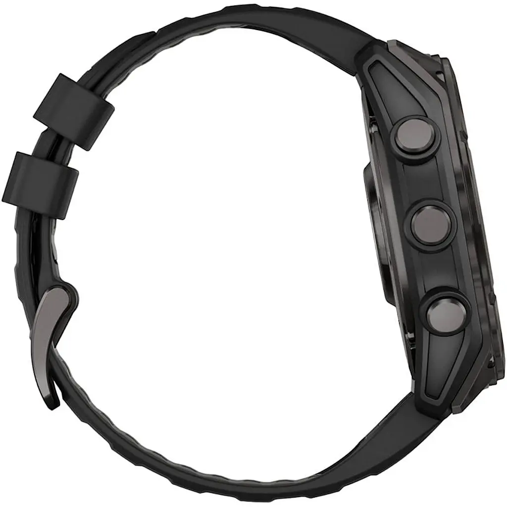Смарт-годинник Garmin Fenix 8 AMOLED Sapphire 51mm Carbon Gray DLC Titanium with Black/Pebble Gray Silicone Band (010-02905-20/21/63) [115087] - фото 5