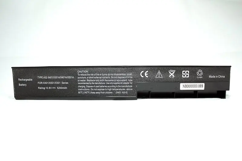 Акумулятор PowerPlant для ноутбуків ASUS X401 (A32-X401) 10.8V 5200mAh (NB00000188)