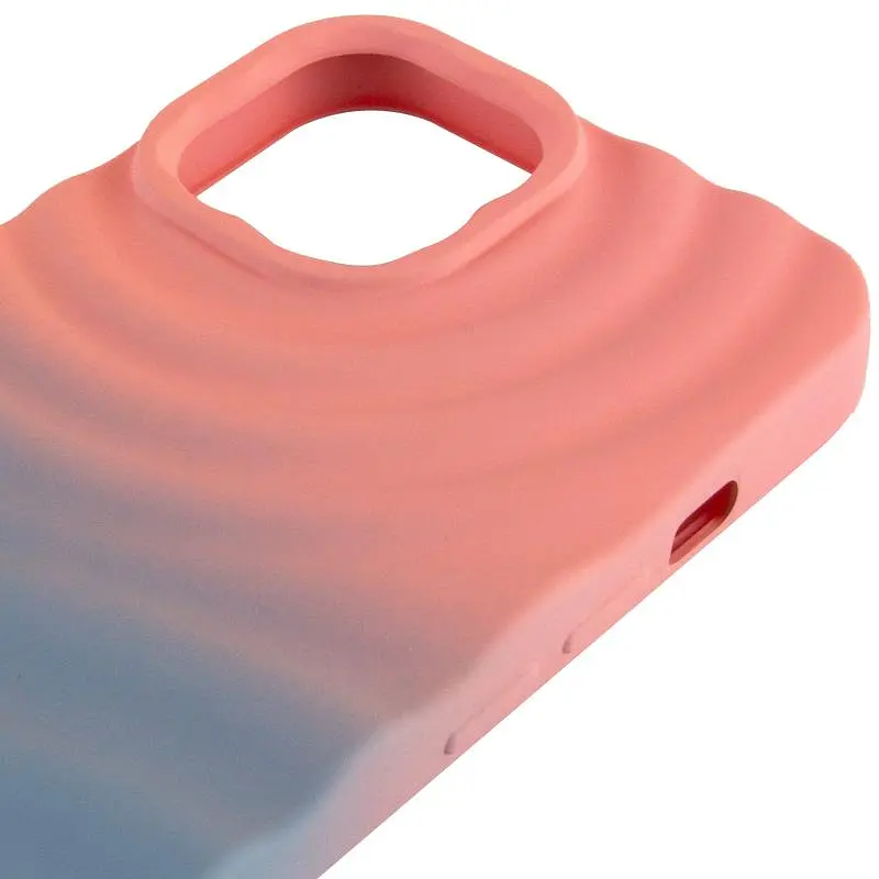 Чохол TPU ColorWave для Apple iPhone 12 Pro / 12 (6.1) Peach / Sky - фото 4