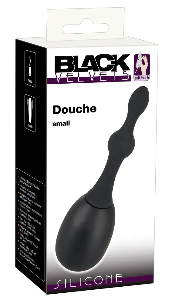 Анальний душ Black Velvets Douche Small чорний - фото 7