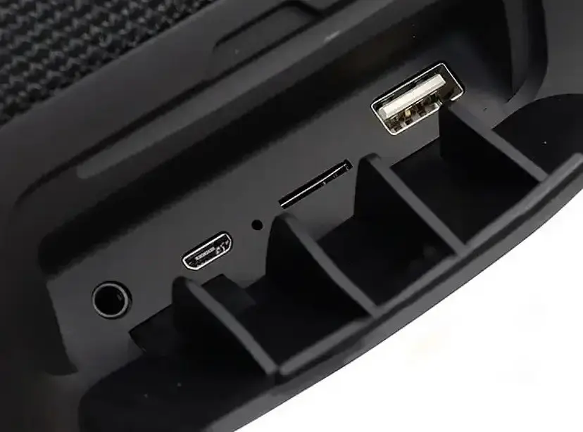 Портативная Вluetooth колонка Boombox 2 B15/ 8172 Бумбокс RGB‑подсветка 1800 mAh 2х5 Вт microSD Вlack - фото 3