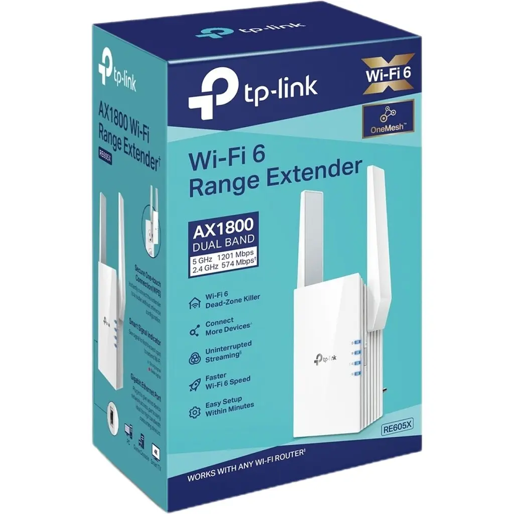 Ретранслятор Wi-Fi сигналу TP-Link RE605X [106830] - фото 5