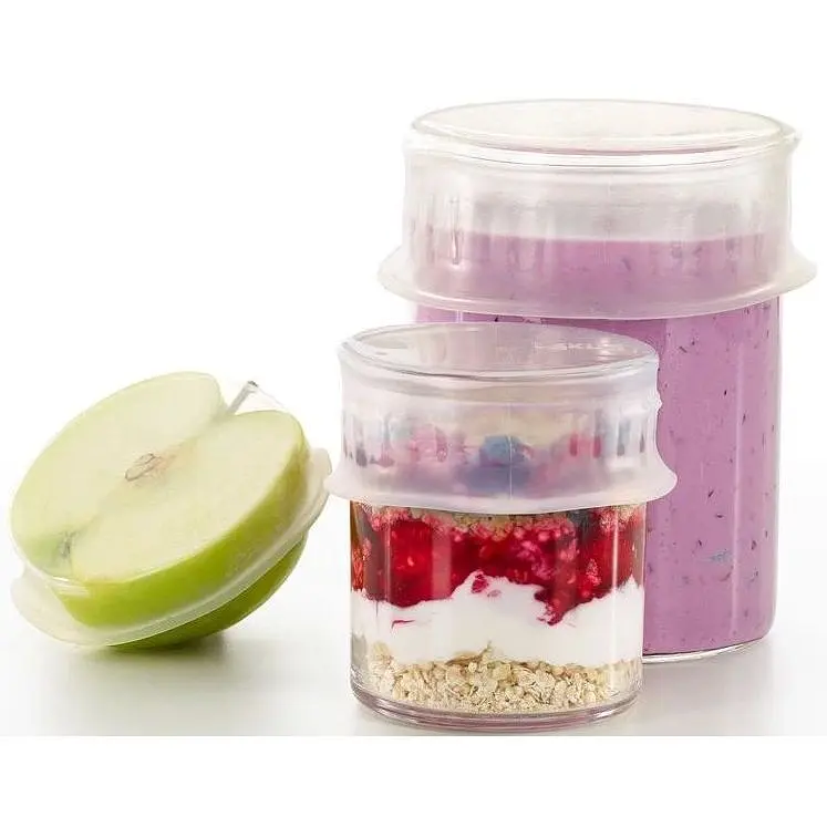 Набор крышек силиконовых Lekue Reusable Flexible Lids 11, 15, 20 см (881985) - фото 6
