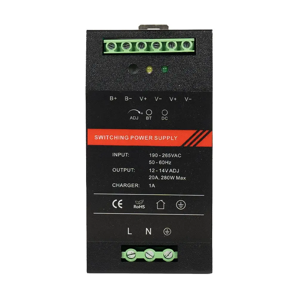 Джерело безперебійного живлення Kraft PSU-1220DIN з кріпленням на DIN-рейку (43-00110) - фото 3
