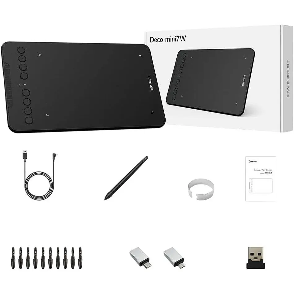 Графічний планшет XP-Pen Deco Mini7W Black [157574] - фото 7