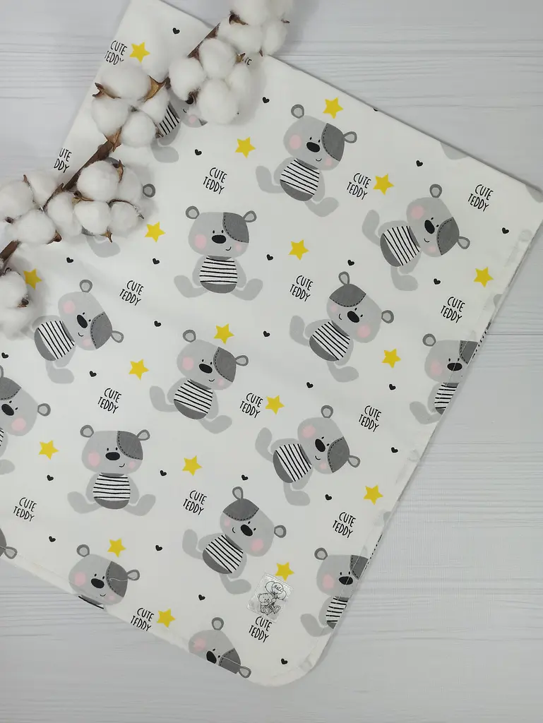 Букет з пелюшок для немовлят a.l.babybox Ведмедик у зірках (BU 18311600) - фото 9