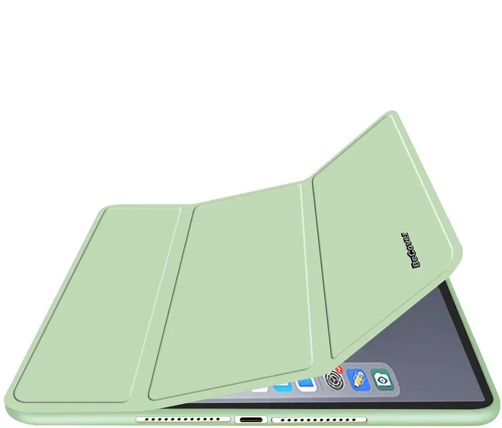 Чохол BeCover Tri Fold Soft TPU із кріпленням Apple Pencil для Apple iPad Air 11 M2 2024 Зелений (711402) - фото 3