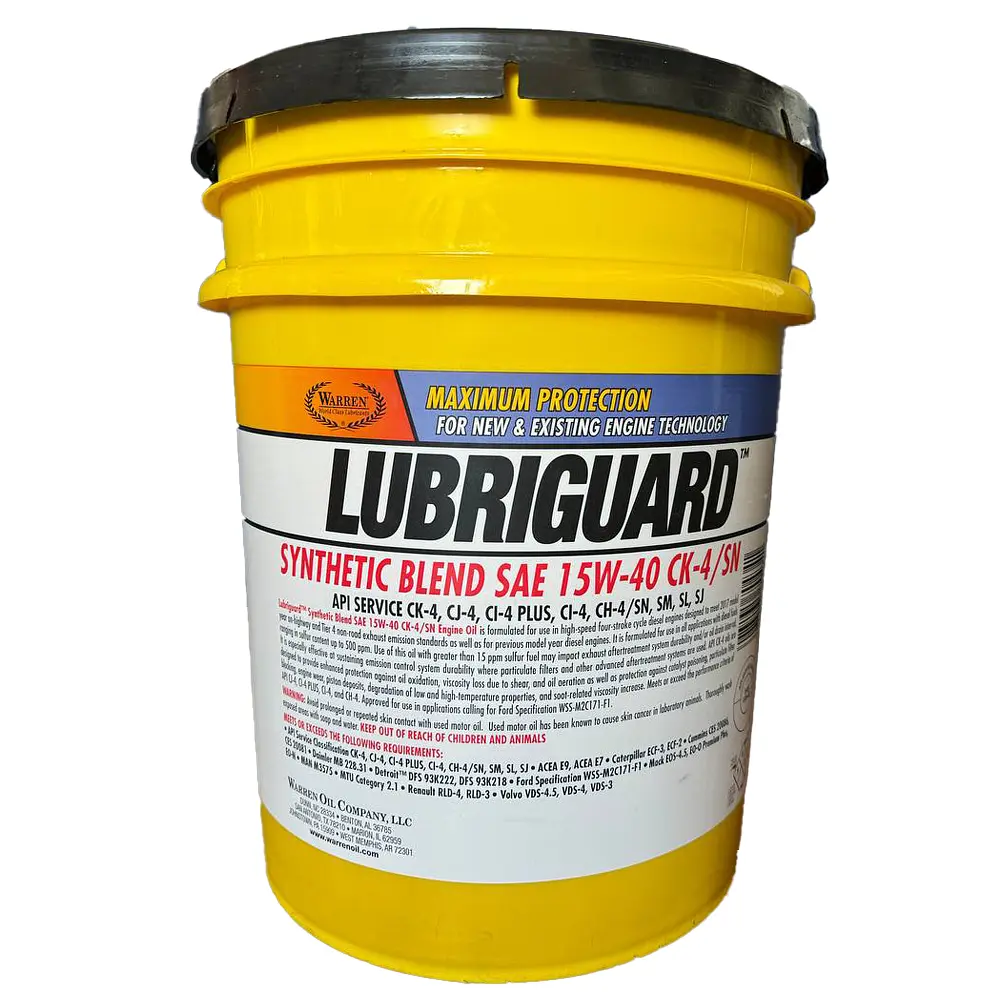 Моторна олива для важкої техніки Lubriguard Synthetic Blend SAE 15W-40 CK-4/SN, 18,9л. - фото 2