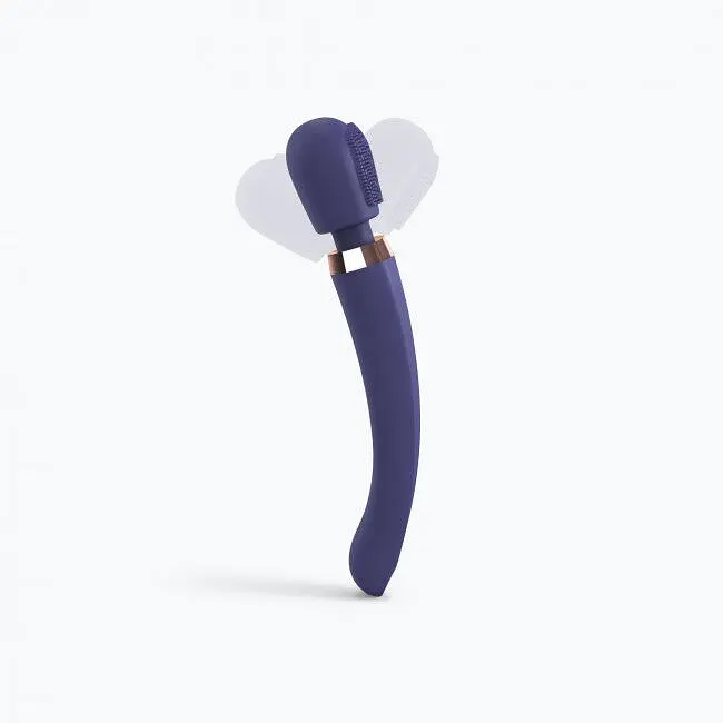 Вібромасажер з силіконовою щіточкою Love to Love Brush Crush - Midnight Indigo - фото 4