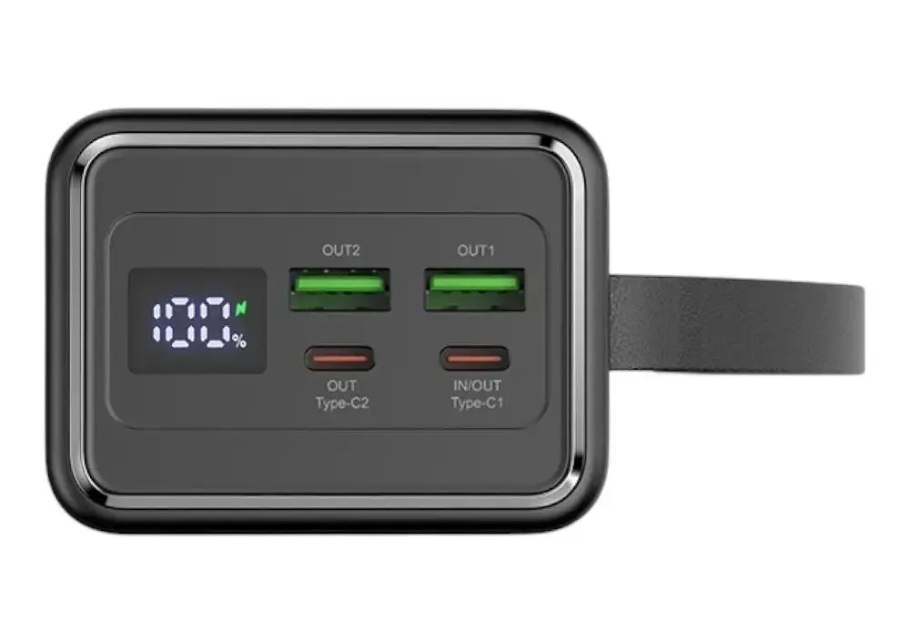 Внешний аккумулятор Profit SP04 40000 mAh 22.5W + PD20W Повербанк с фонариком - фото 2