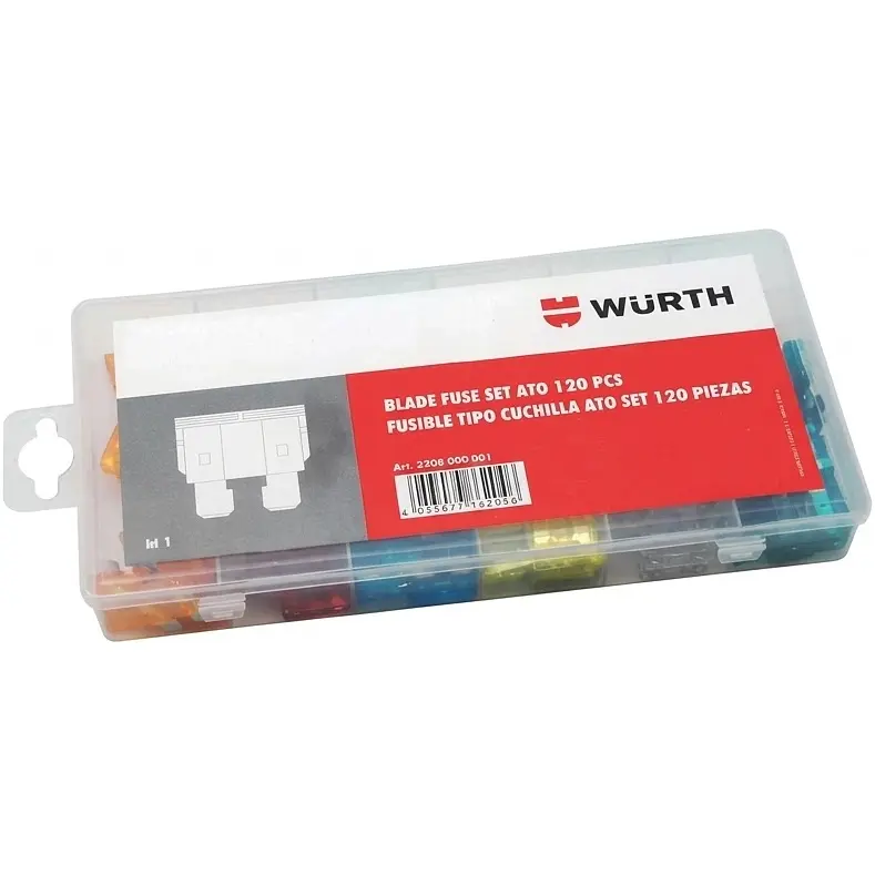 Набір запобіжників Wurth ATO 5-30A 120 шт. (5208000001)