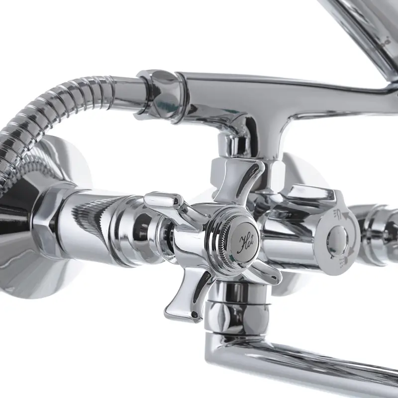 Смеситель для ванны Haiba Zeus 140 HB0419 Хром - фото 4