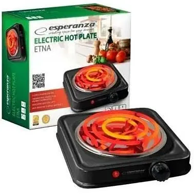 Настольная одноконфорочная плита электрическая Esperanza EKH 001 K переносная - фото 2