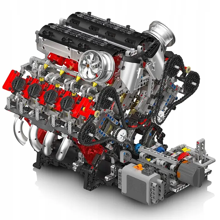 Конструктор двигун Mould King Technic Двигун V8  F488 для дітей та дорослих 2718 деталей  - фото 3
