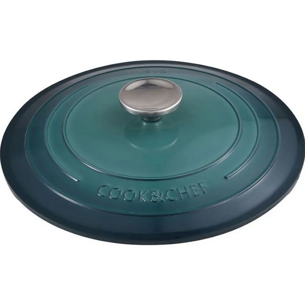 Сотейник Bergner Excalibur с крышкой 24 см зеленый (BG-36103-GR) - фото 4