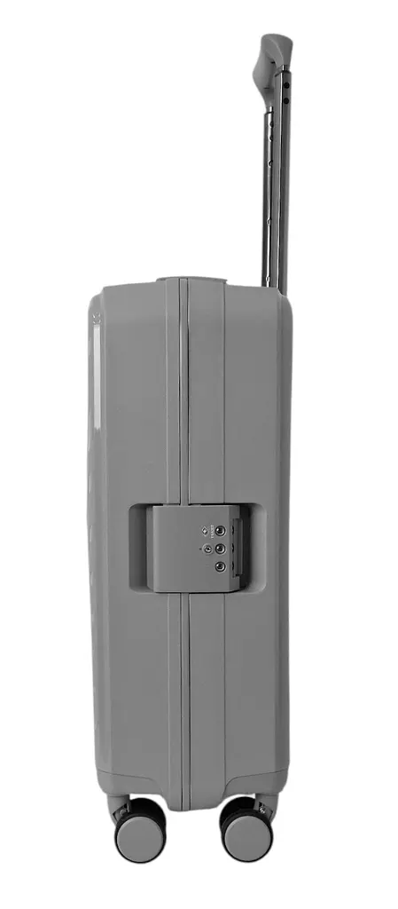 Валіза маленька Airtex 229 поліпропілен 54×38×20 см Сріблястий - фото 6