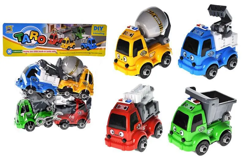 Набір машин конструкторів 666-35 в кульку 4 шт. р.32х9х29 см YG Toys