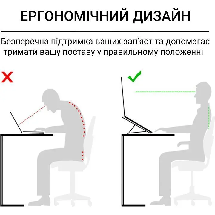 Підставка для ноутбука OfficePro LS320S Silver [144394] - фото 6