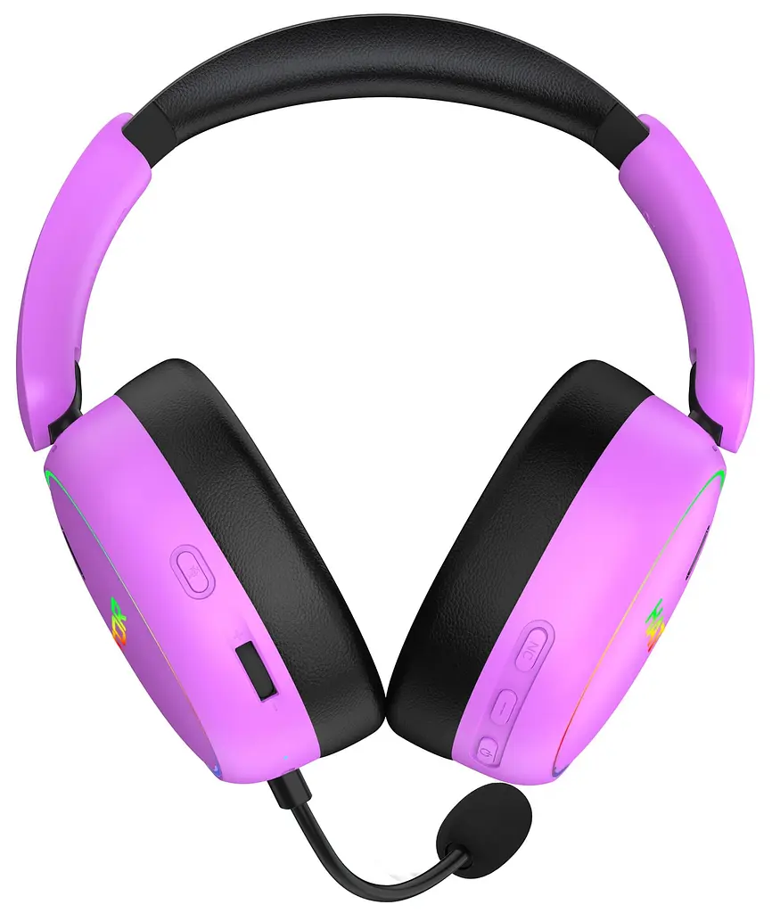 Ігрова гарнітура HATOR Phoenix 2 Hi-Res Wireless Cyber Violet (ESH42) - фото 4