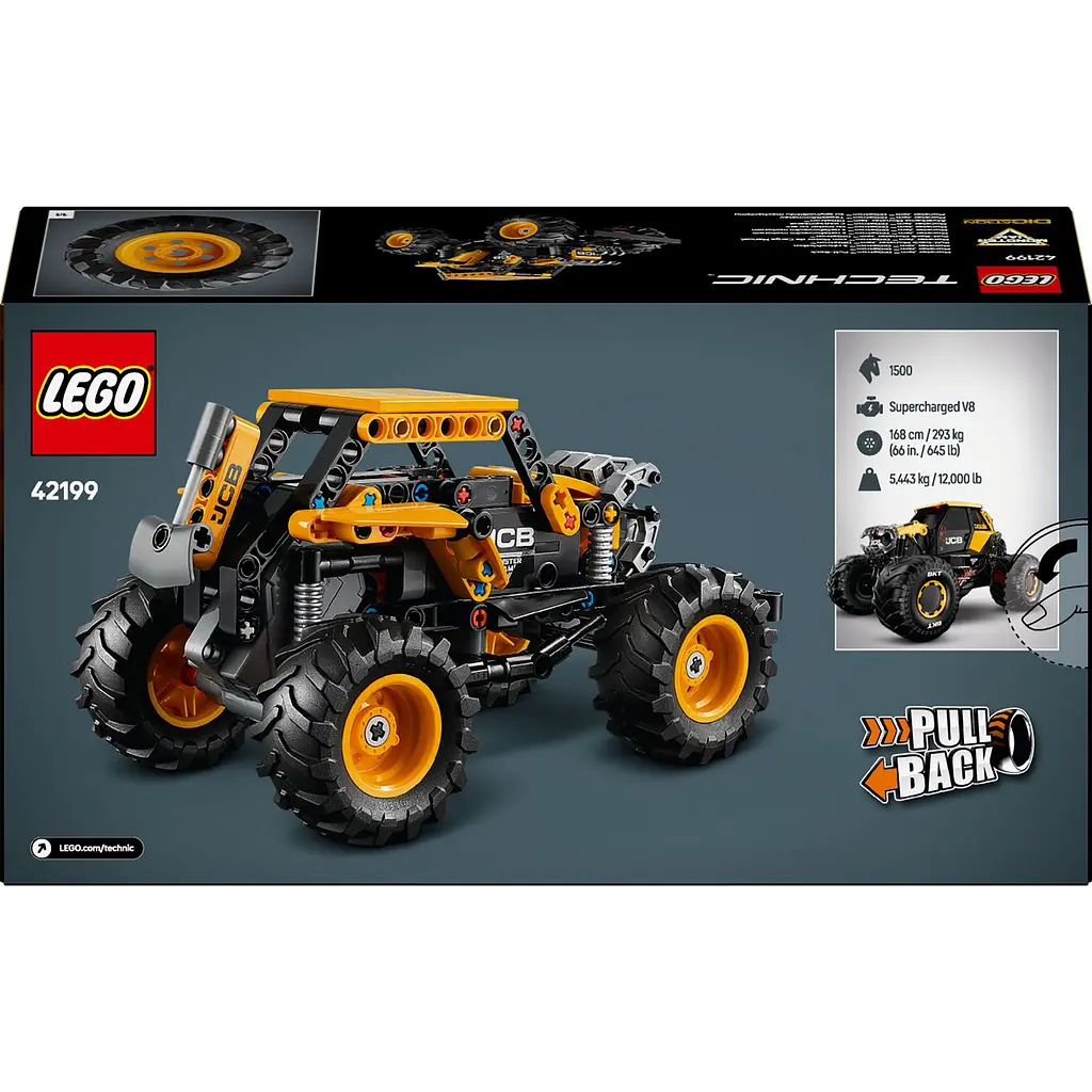 Конструктор LEGO Technic Monster Jam DIGatron с инерционным двигателем 218 деталей (42199) - фото 2