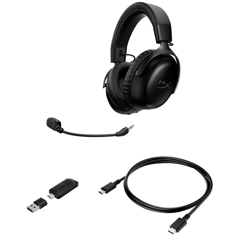 Навушники HyperX Cloud III S Wireless/USB-A/USB-C Black (A59YZAA) - фото 7
