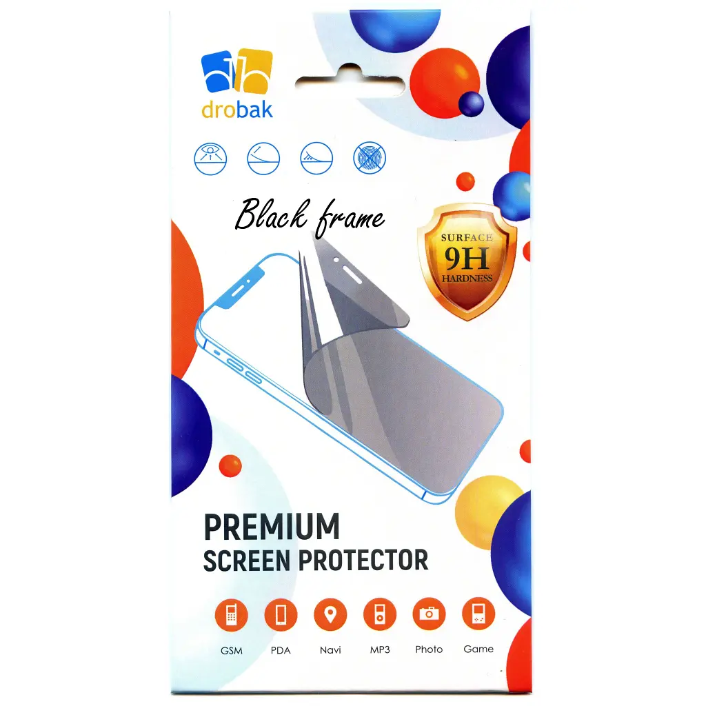 Скло захисне Drobak Motorola E13 (Black) (717143) - фото 6