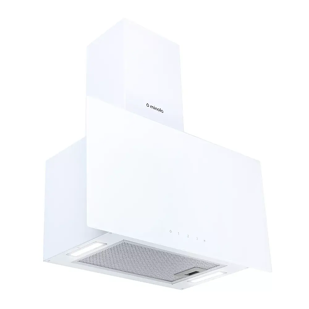 Витяжка декоративна похила Minola HVS 6744 WH 1100 LED - фото 3