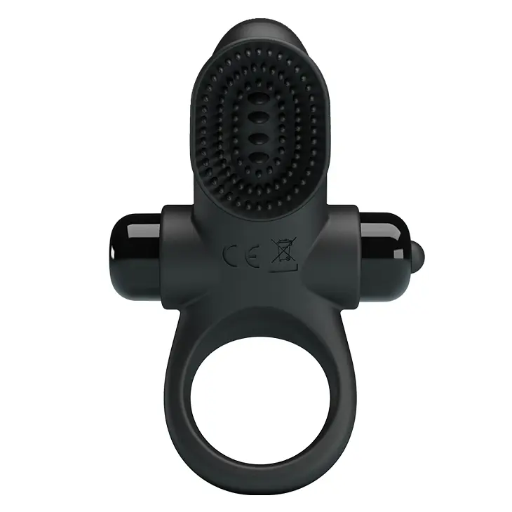 Ерекційне кільце - Pretty Love Vibrant Penis Ring II Black - фото 2