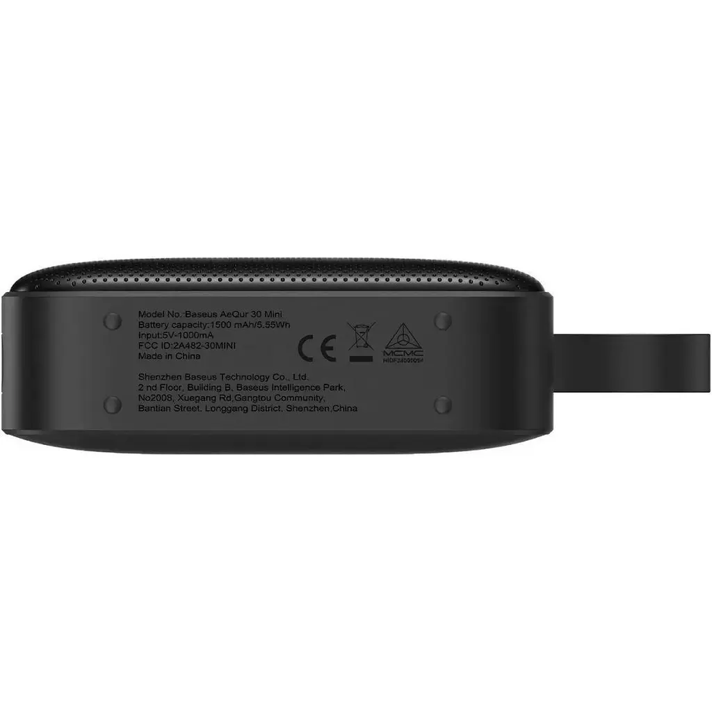 Портативна колонка Baseus AeQur 30 Xiaomini Portable Wireless Speaker A20077900123-00 Black - фото 4