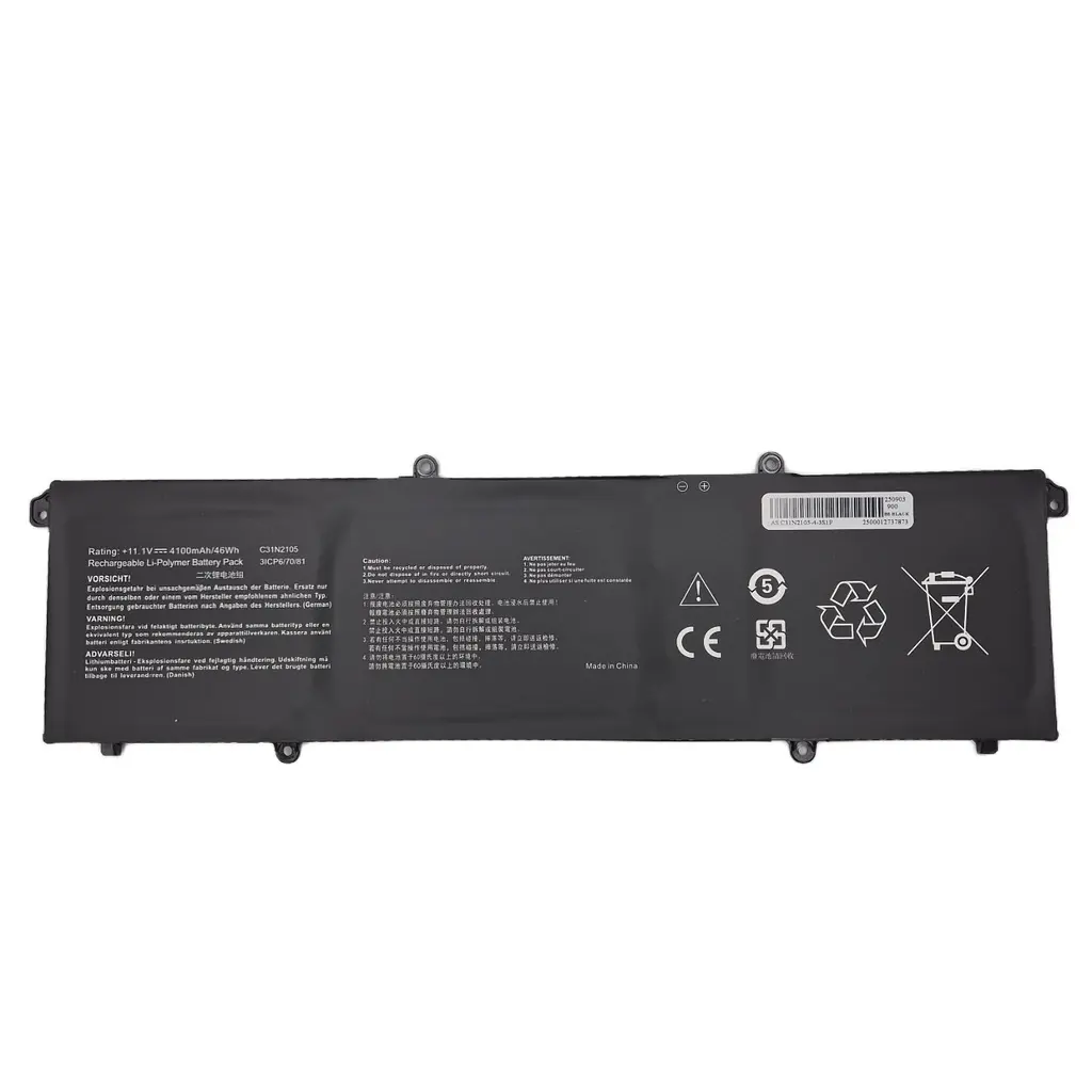 Акумулятор C31N2105 для Asus VivoBook K3402ZA, K3502ZA, M3402QA, M3502QA, S5602ZA, M1403QA, X1403ZA, M5402RA, UX3404VC, S5602ZA (11.1V 4100 mAh) - фото 2