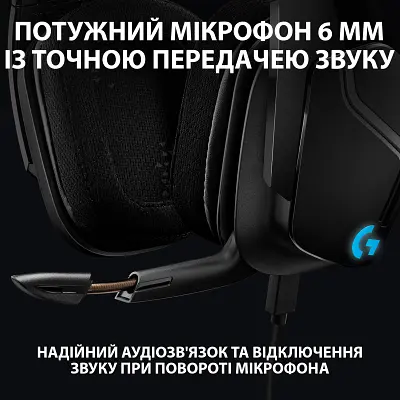 Навушники Logitech G635 Gaming Headset USB (981-000750) - фото 7