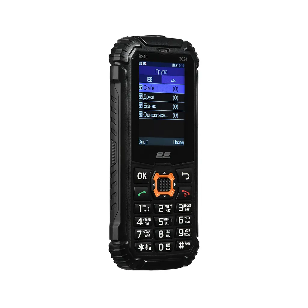 Мобільний телефон R240 2025 2.4" 2SIM, 2500мА•год, чорний 2E teh0019244 - фото 7