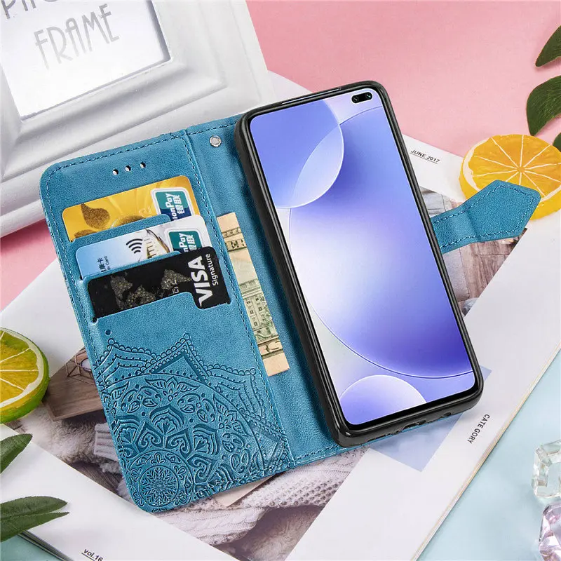 Кожаный чехол-книжка Art Case с визитницей для Xiaomi Redmi K30 / Poco X2 - фото 6