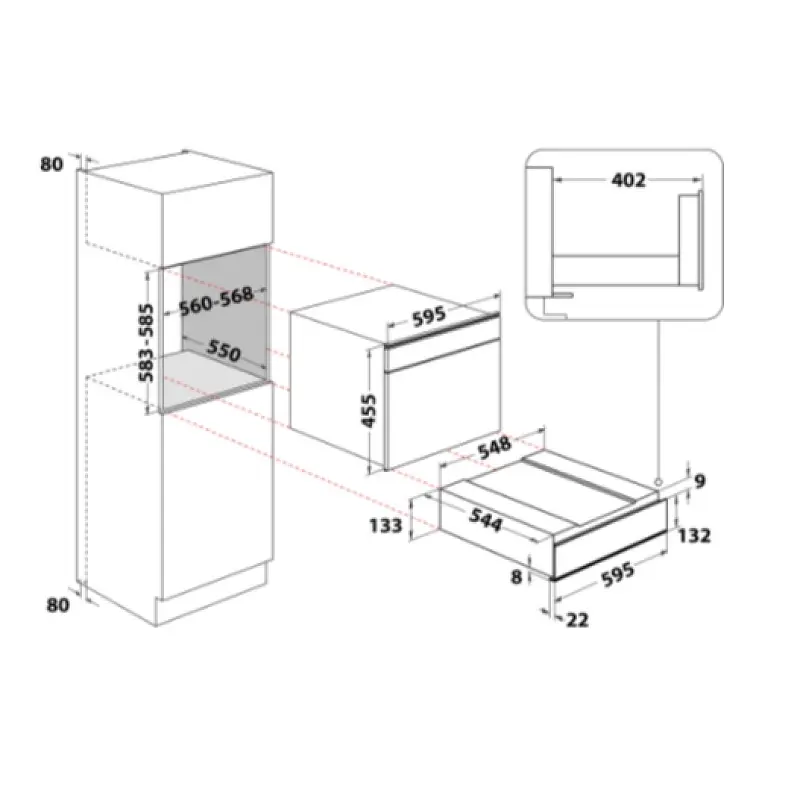 Підігрівач посуду Whirlpool WD142IX - фото 2