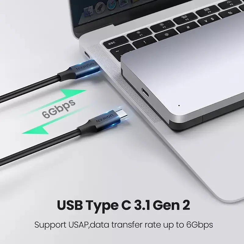 Зовнішня кишеня для накопичувача UGREEN CM300 2.5-Inch SATA External Hard Drive Enclosure(UGR-70499) (UGR-70499) - фото 2