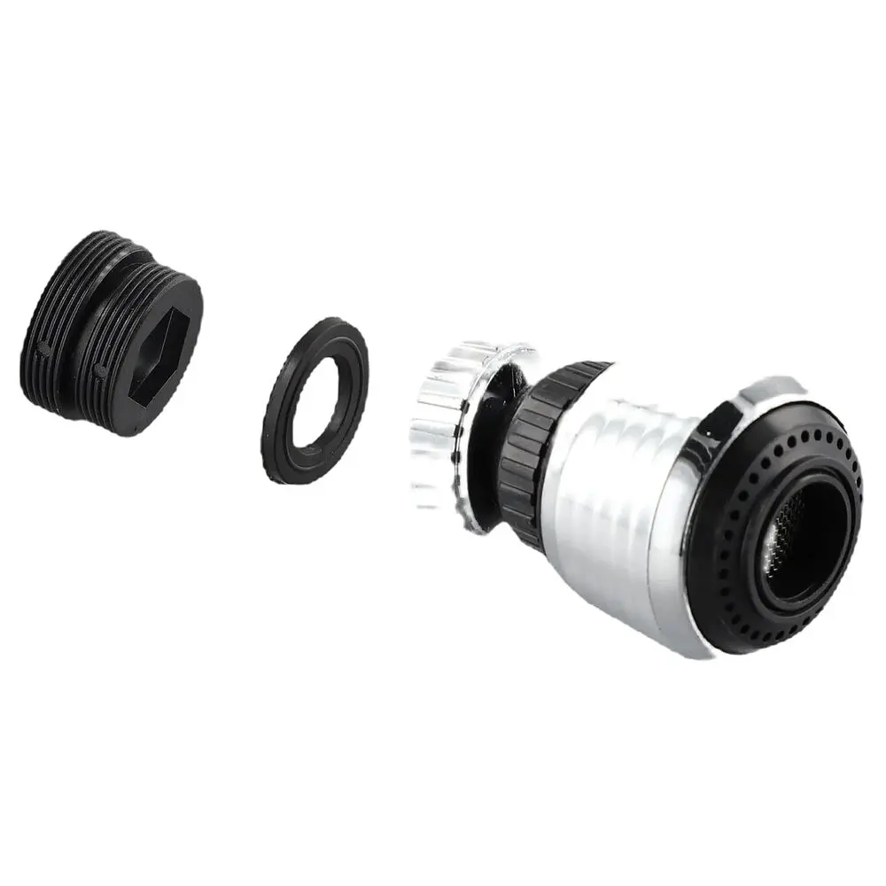 Насадка на кран, поворотний аератор для кухні ванної Semi Rotary Aerator, Хром два режими - фото 5