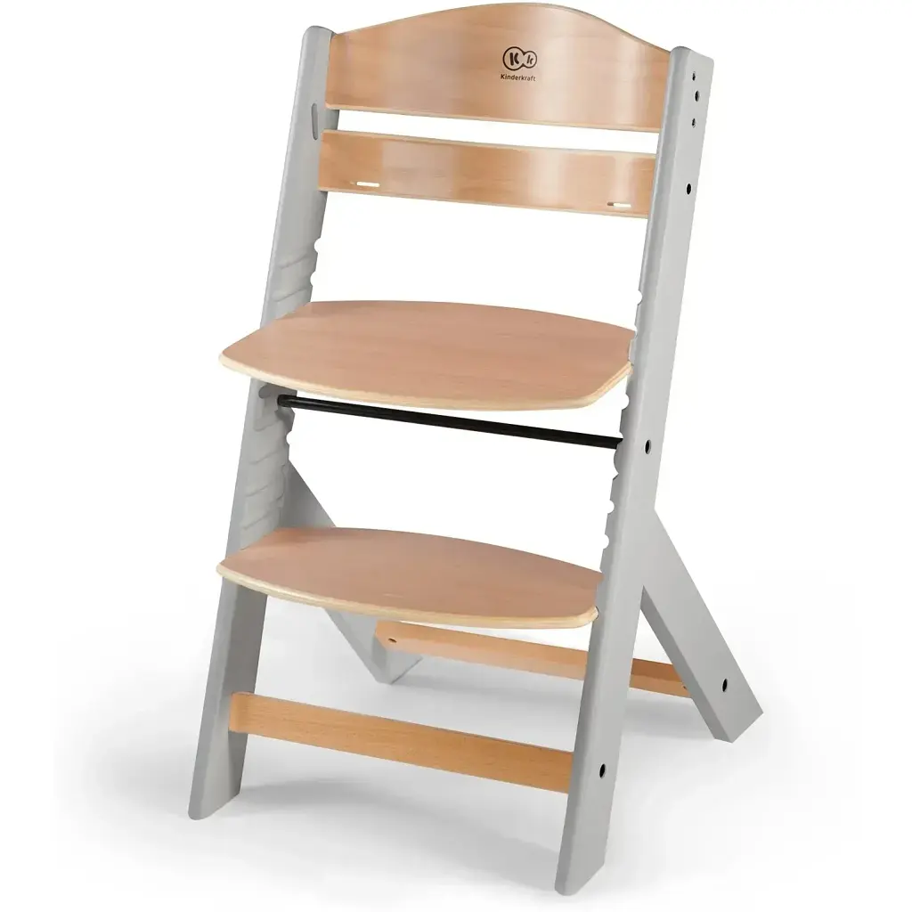 Стільчик для годування Kinderkraft Enock Gray Wood (KKKENOCGRY0000) - фото 5