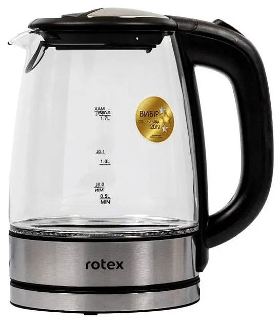 Чайник Rotex RKT83-GS (скло, підсвітка)