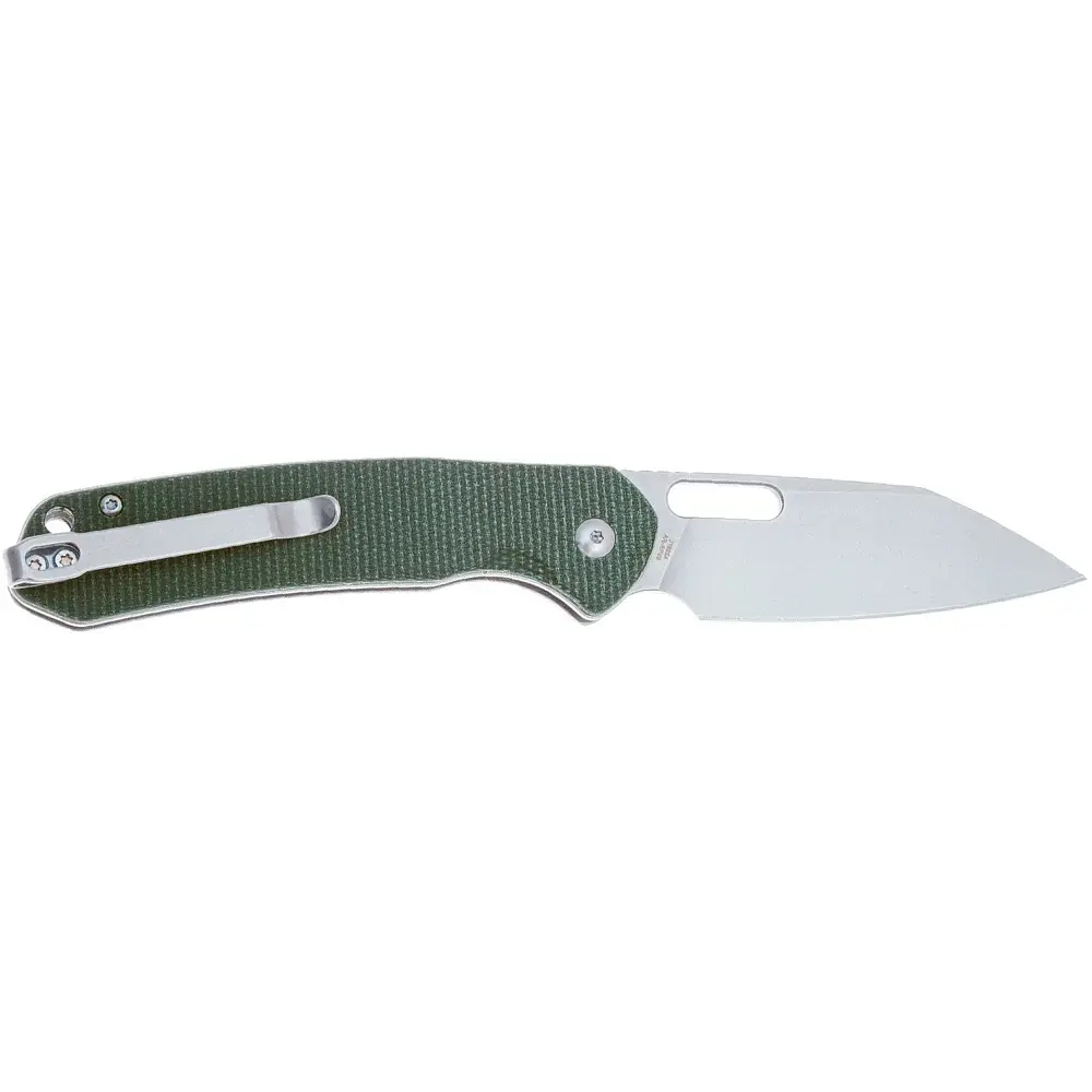 Ніж CJRB Pyrite Wharncliffe Micarta Green - фото 2