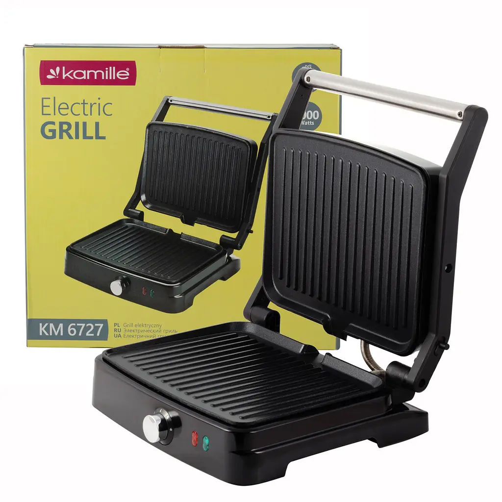 Гриль контактний Kamille KM 6727 - фото 10
