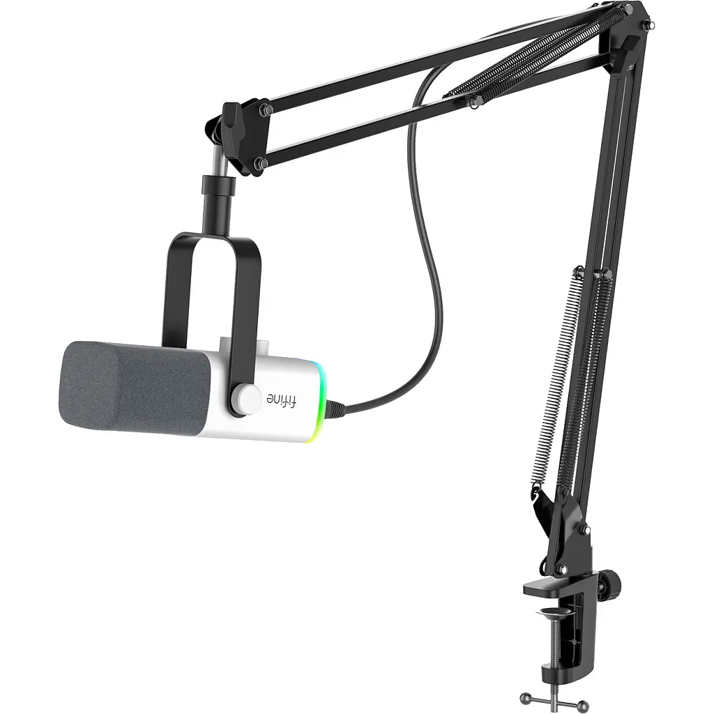 Микрофон динамический Fifine AM8TW USB/XLR White (AM8TW) - фото 3