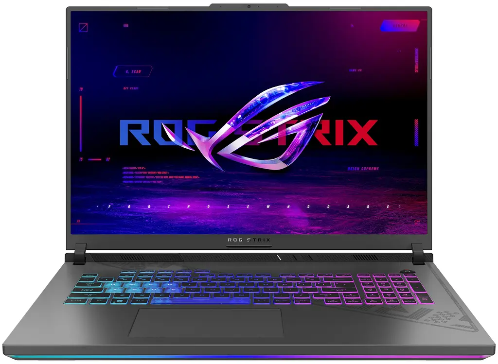 Ноутбук ASUS ROG Strix G18 G814JU-N6041 18" QHD+ IPS, Intel i7-13650HX, 16GB, F512GB, NVD4050-6, NoOS, Сірий (90NR0CY1-M004L0) - фото 2